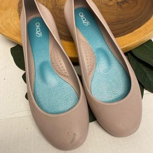 OkaB Nude Blush Pink Ballet Flats